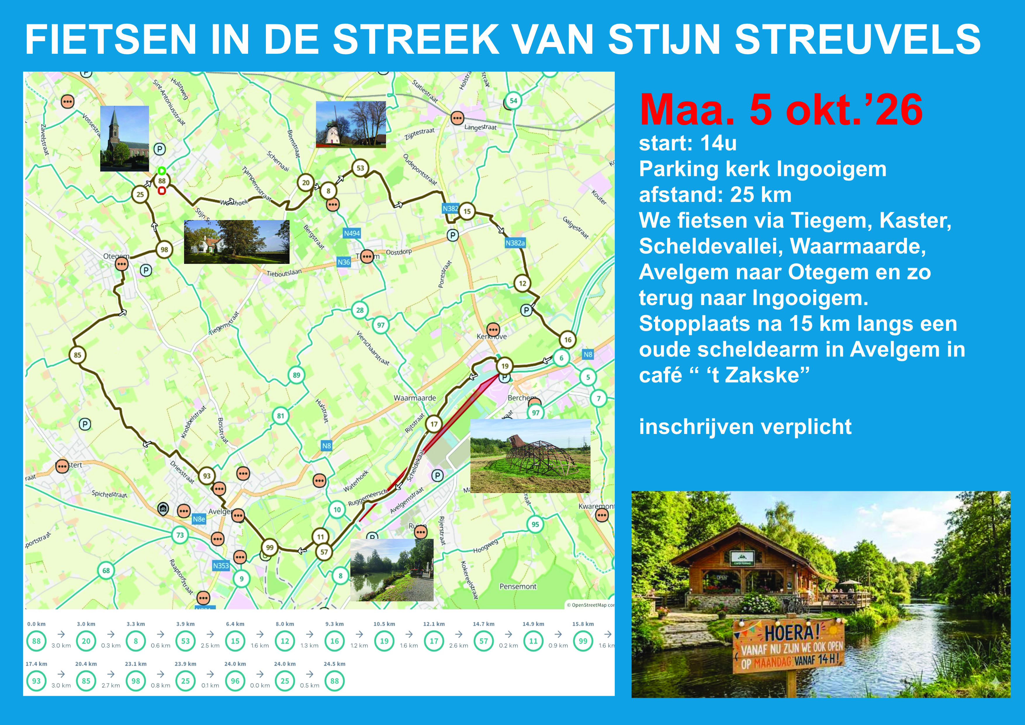 Fietstocht 5 Okt