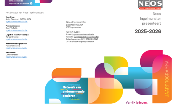 Jaarprogramma 2025 2026 Foto Voorpagina