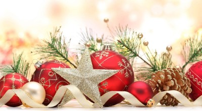 Kerst ster en ballen