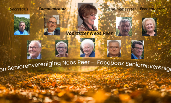 Bestuursleden Seniorenverenigng Neos Peer