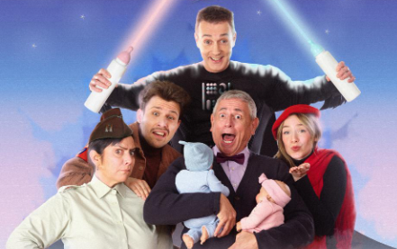 Farcetheater Harrie let op de kleintjes