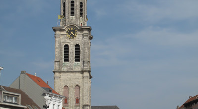 Lokeren, Toren Van De Parochiekerk Sint Laurentius Oeg17929 Foto1 2013 05 06 16.35