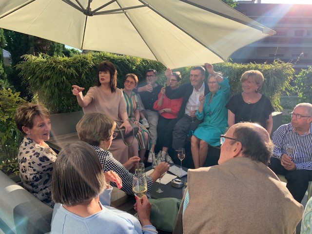 Voorwie Frankrijk terras