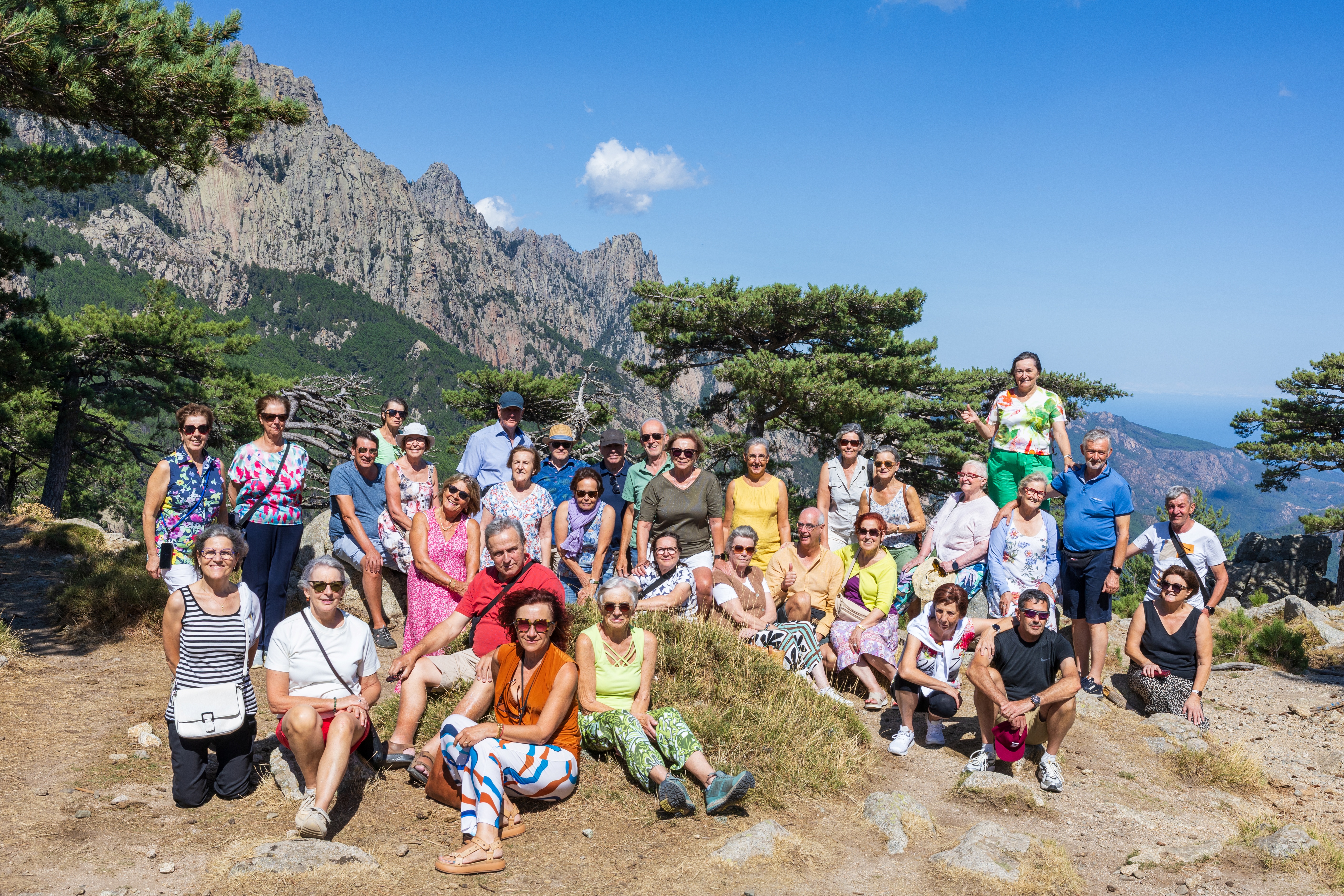 Groepsfoto Corsica