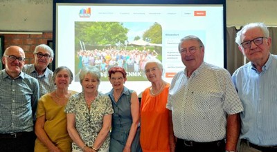 Foto bestuur na presentatie nieuwe website 12/6/25