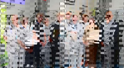 2024 12 18 Oosterzele Gent ©De Lobelle Danny Neos Uitreiking Cheque 4