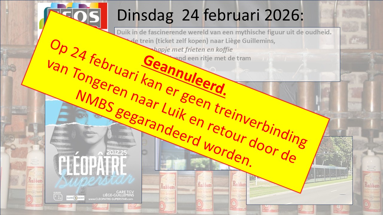 260217 Cleopatra Canceled