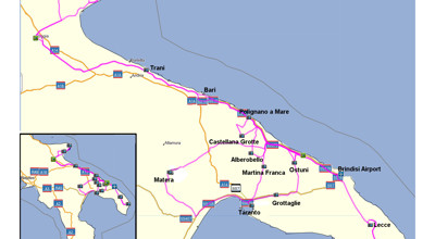 Laars v Italiƫ-afgelegde weg
