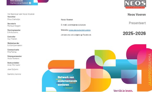 NEOS Voeren Jaarprogramma 2025 2026 Webversie Voorkant