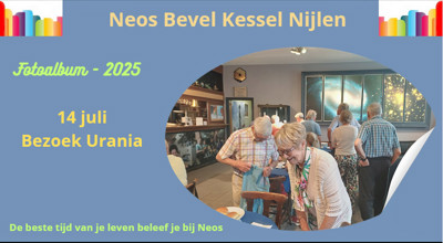 Zomer 4-daagse - 14 juli - bezoek Urania