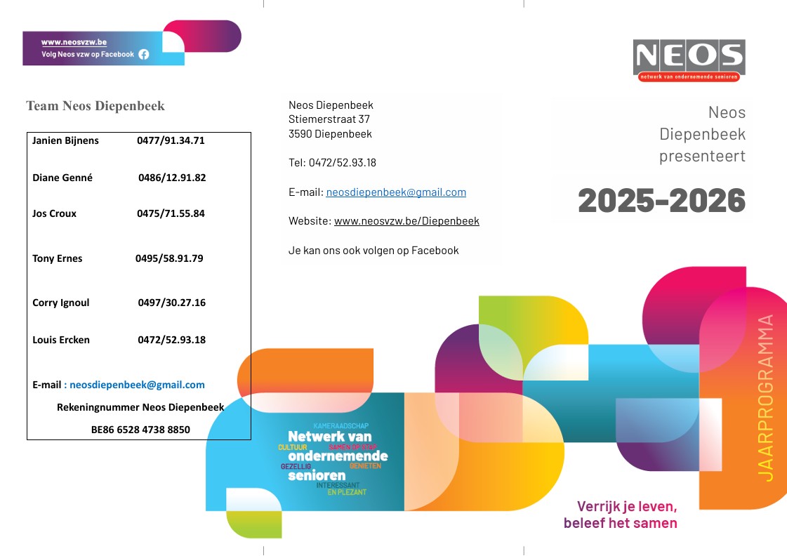 Jaarprogramma 2025-2026 Voorblad