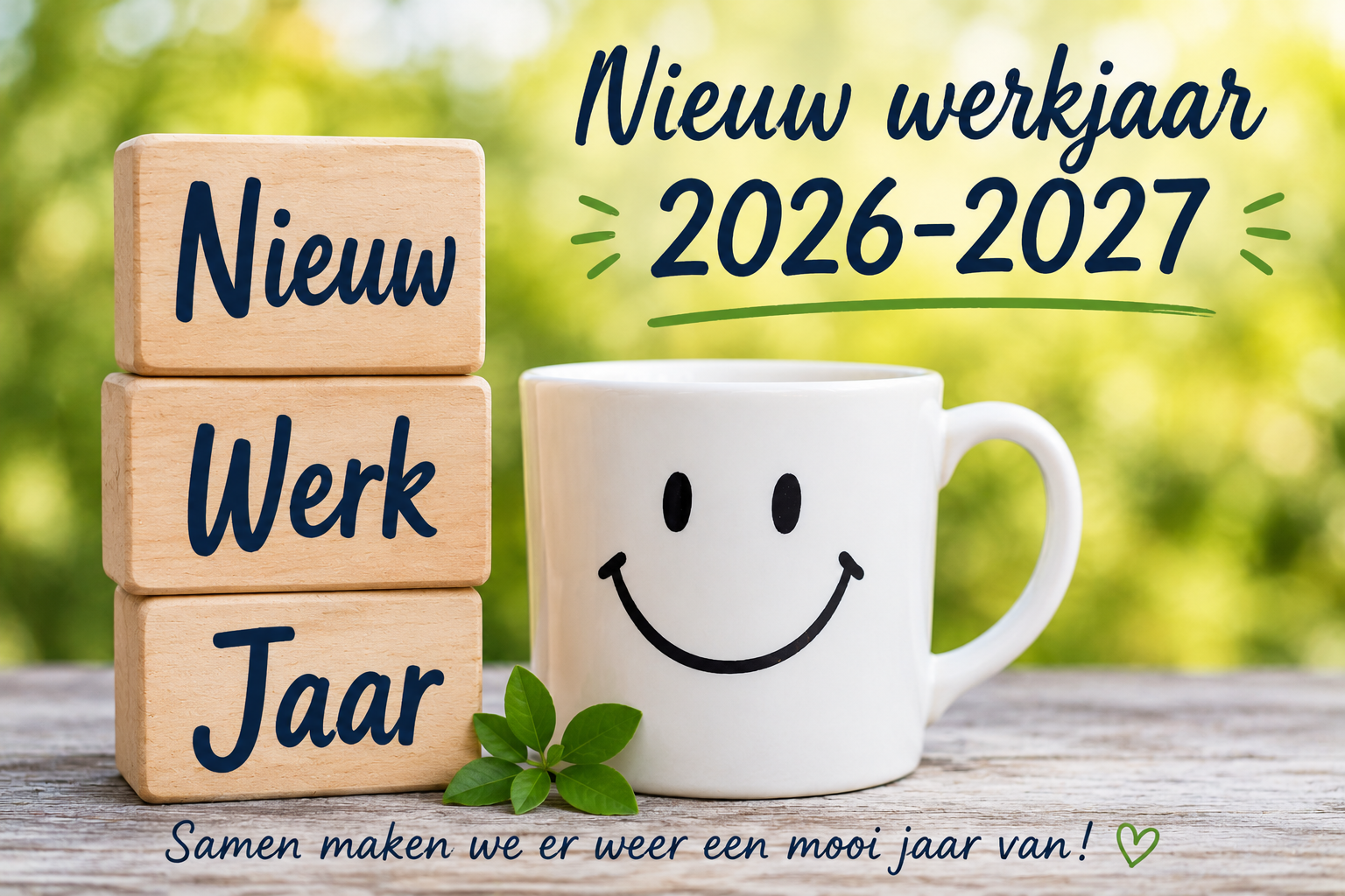 Foto Nieuw Werkjaar 2026 2027