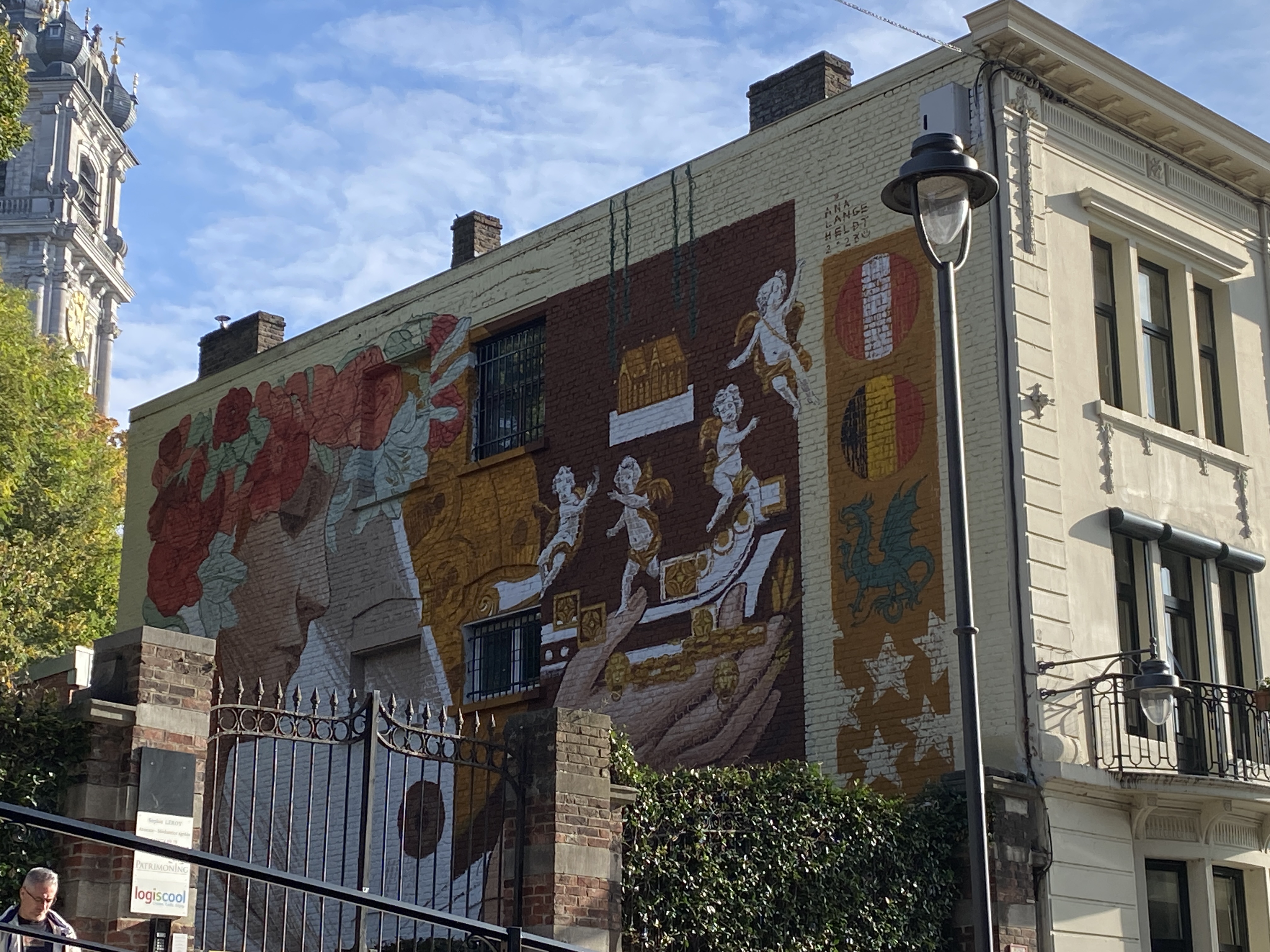 Muurschilderij in Centrum