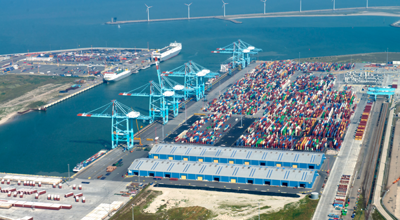 Luchtfoto Csp Zeebrugge Terminal Havendag