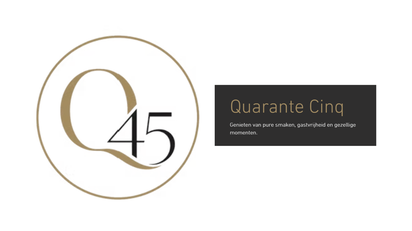 Logo QUARANTE CINQ Van Website Canva