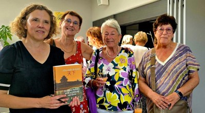 Veerle de Vos signeert boek na lezing 12/6/25