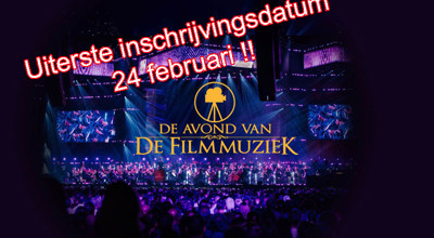 Avond Van De Filmmuziek 2026 Uiterste Inschrijving