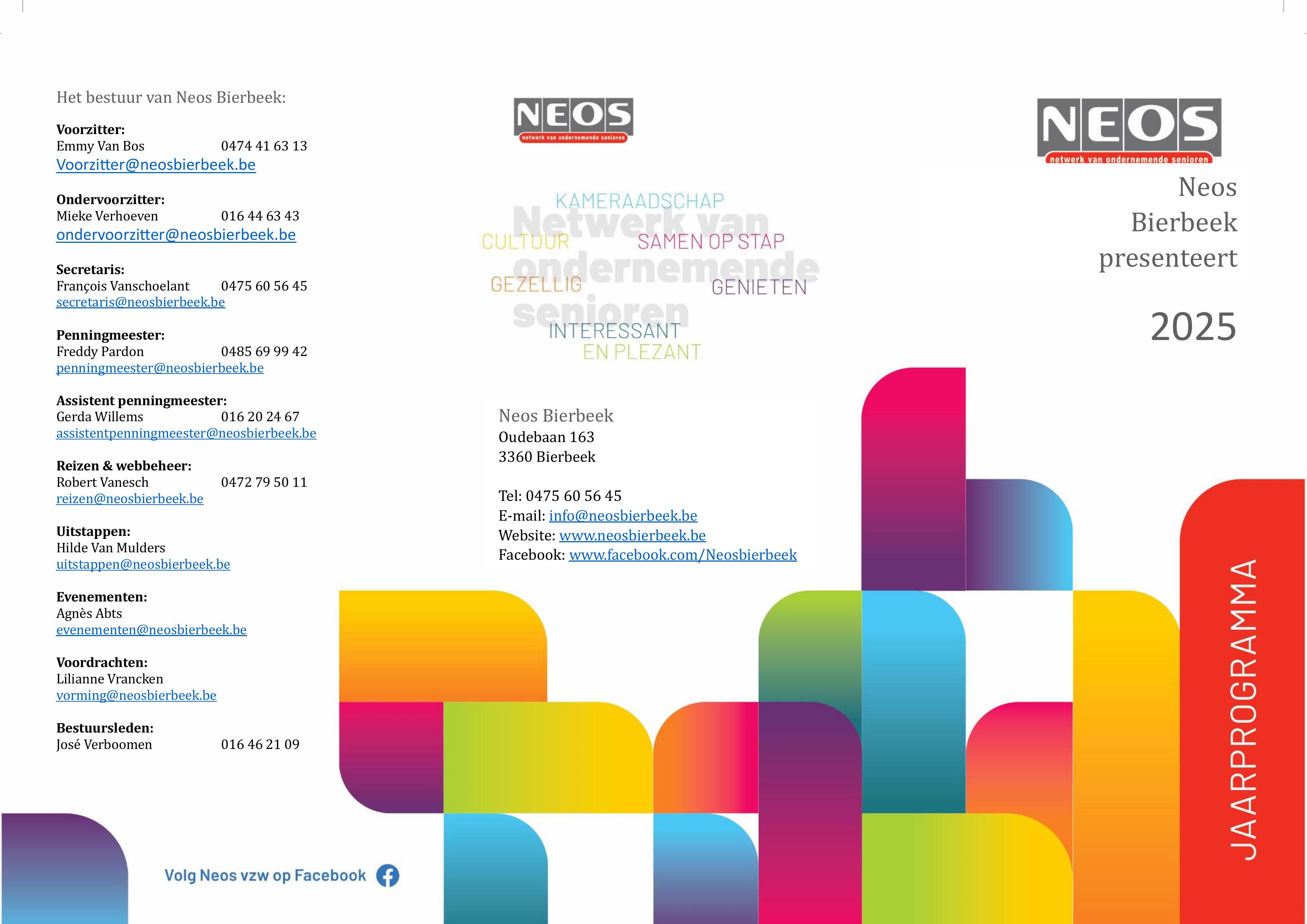 Jaarprogramma 2025 Neos Bierbeek Images 0