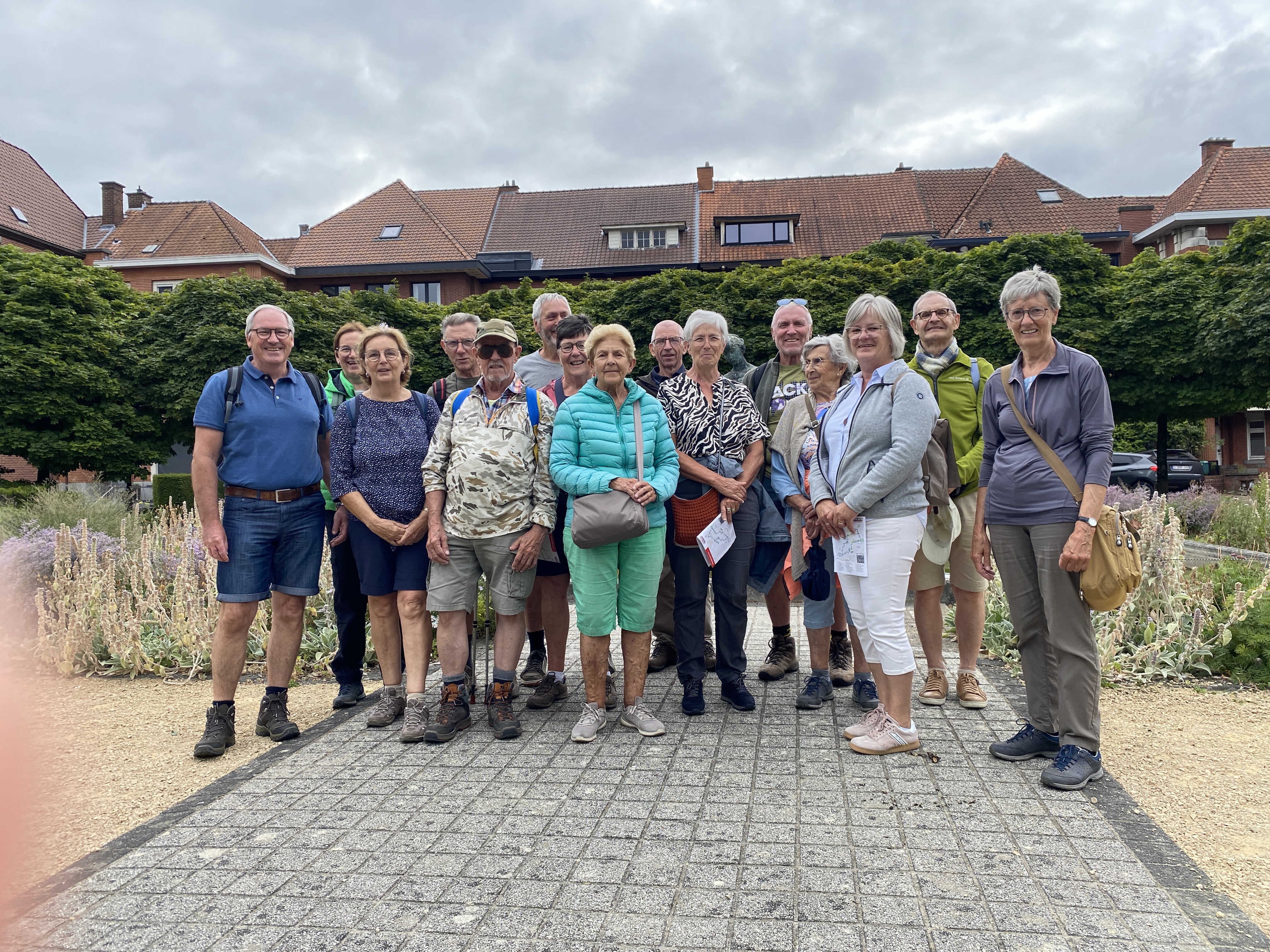 Groepsfoto van de deelnemers 8 km