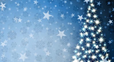 Sterren Blauw Kerstmis